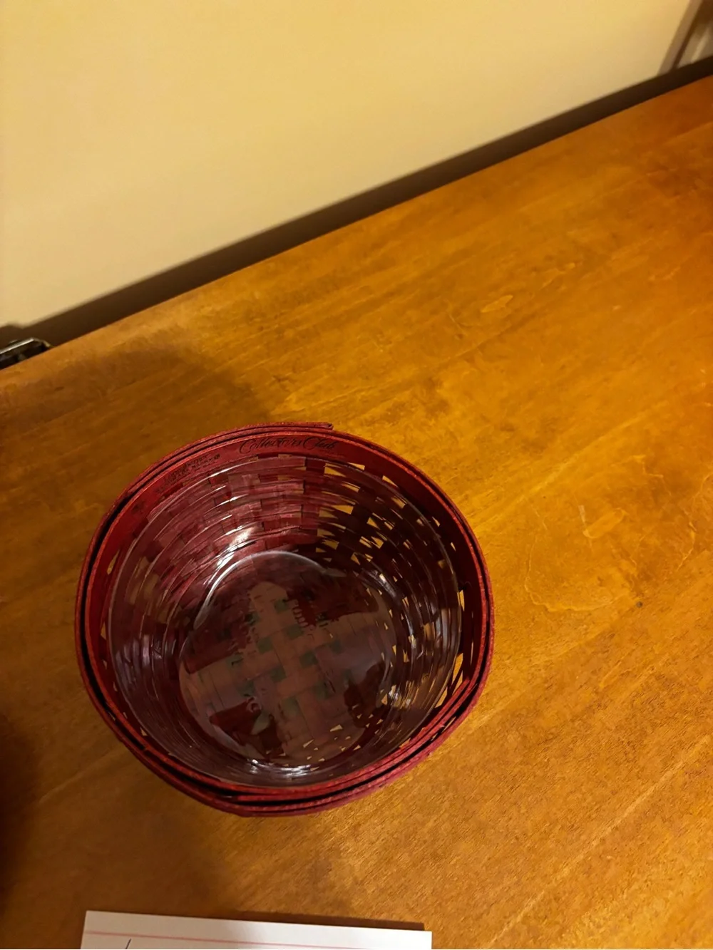2007 Longaberger Collectors Club Apple Basket